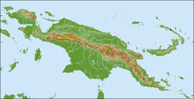 distribution in New Guinea