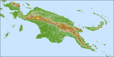 distribution in New Guinea