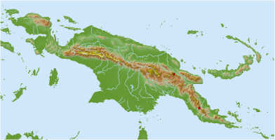 distribution in New Guinea